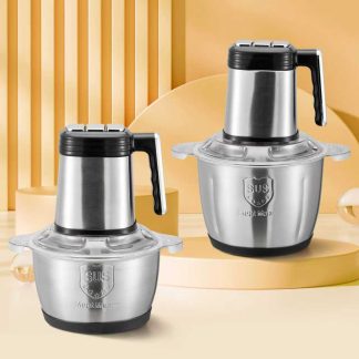 2026 New Meat Grinder Household Electric Stainless Steel Fully Automatic Commercial Large Capacity Multi-Function Ground Meat Chopped Vegetables Garlic