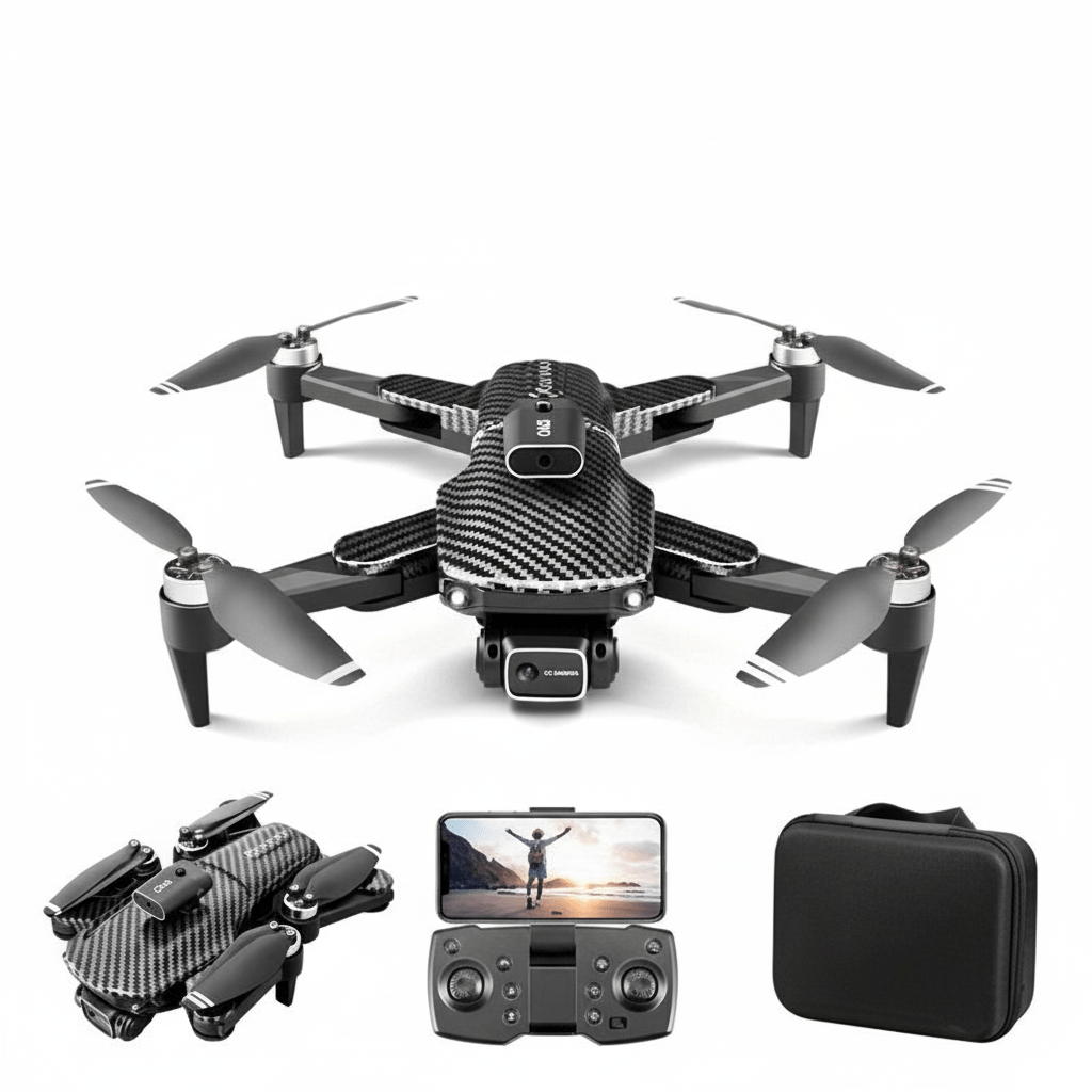 High-Performance Drone - 1080P HD Dual Lenses, Dual Batteries, Optical Flow Positioning, One-Key Takeoff, Automatic Hovering, Strong Wind Resistance, Intelligent Obstacle Avoidance, Designed Specifically for Outdoor Aerial Photography - Image 4