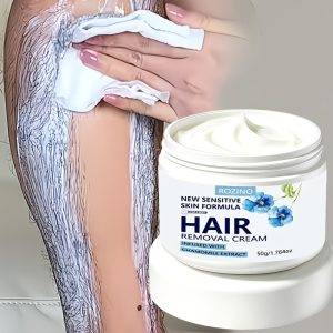 Use Once for, Lasting Smoothness for 6 Months, Instant Refreshing Sensation. 50g Chamomile Ultra-Clean Refreshing Quick Hair Removal Cream, Women's Hair Removal Cream, Men's Hair Removal Cream, Simple Hair Removal for Instant Hair Removal