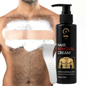 Unisex Hair Removal Cream 150g- 5-Minute Fast Acting, Long-Lasting Smoothness for 3 Months, Painless & Trace-Free, with Cica & Aloe Vera, Gentle Formula for Men & Women, Summer Essential