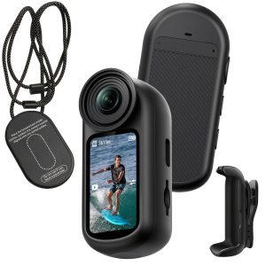 Mini Body Camera, 1080P FHD Wearable Action Body Cam, Handheld Pocket Camcorder, USB Charging, Thumb Size Hands Free Recording Body Worn Camera(Sd Card Not Included), Premium Portable Camcorder Mount Anywhere for Pet Walking, Work, Travel (Black)